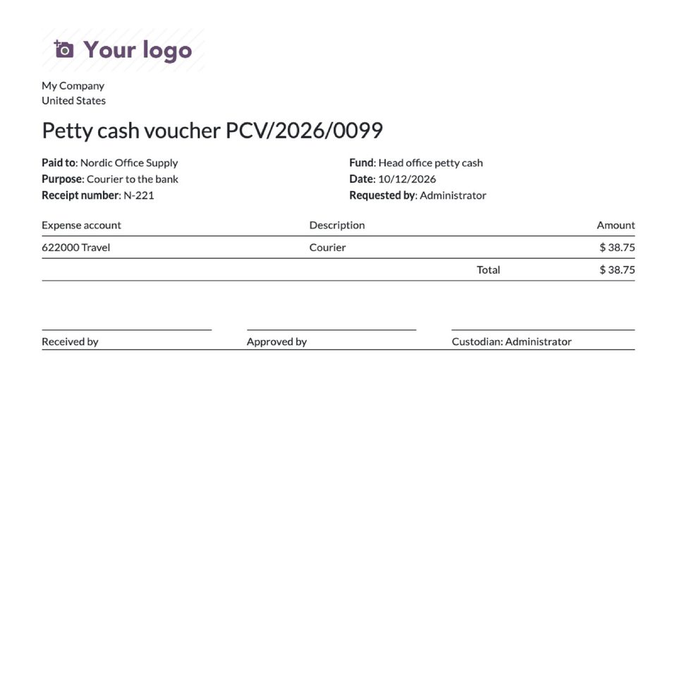 The voucher.