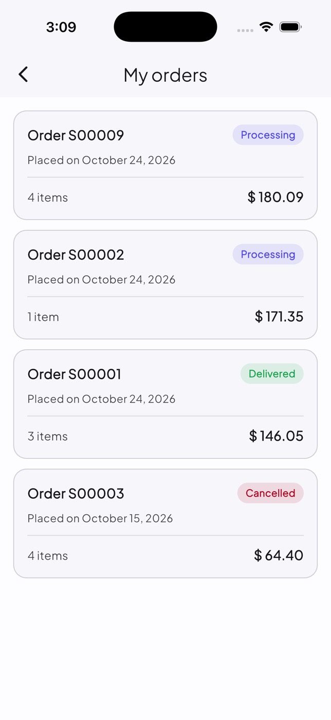 My orders.