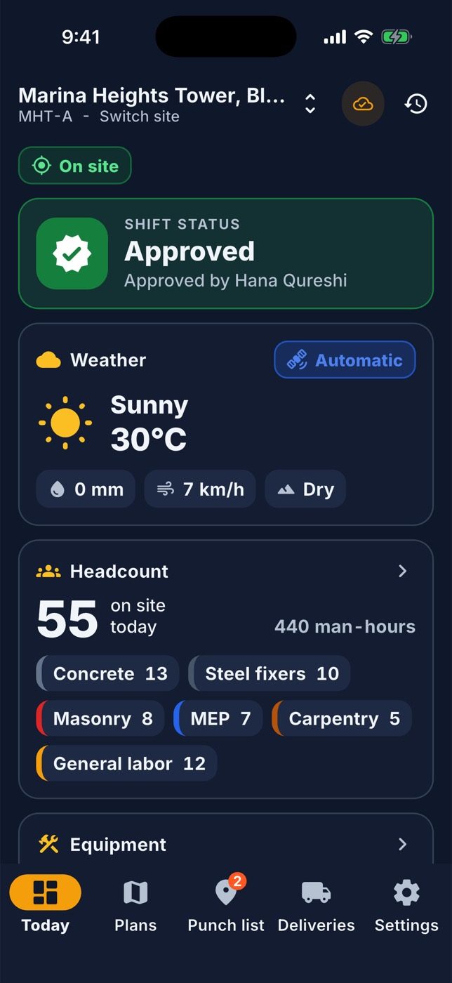 Dark mode.