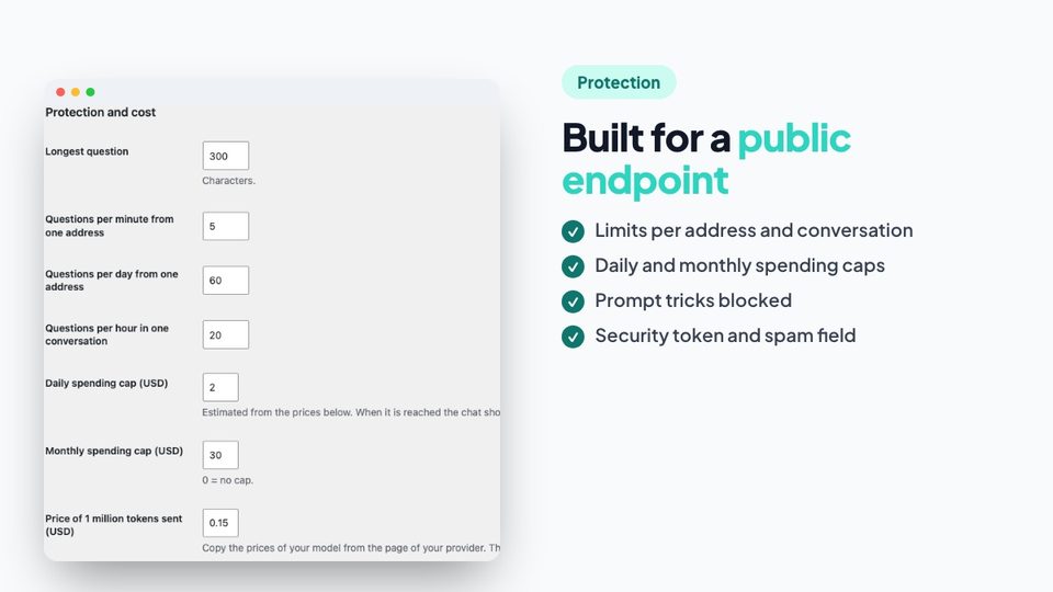 Built for a public endpoint
