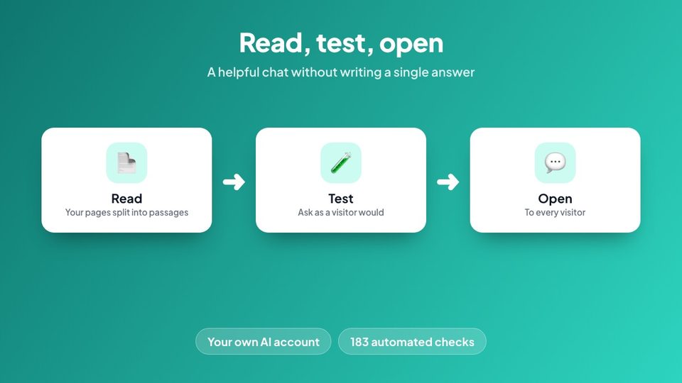 Read, test, open
