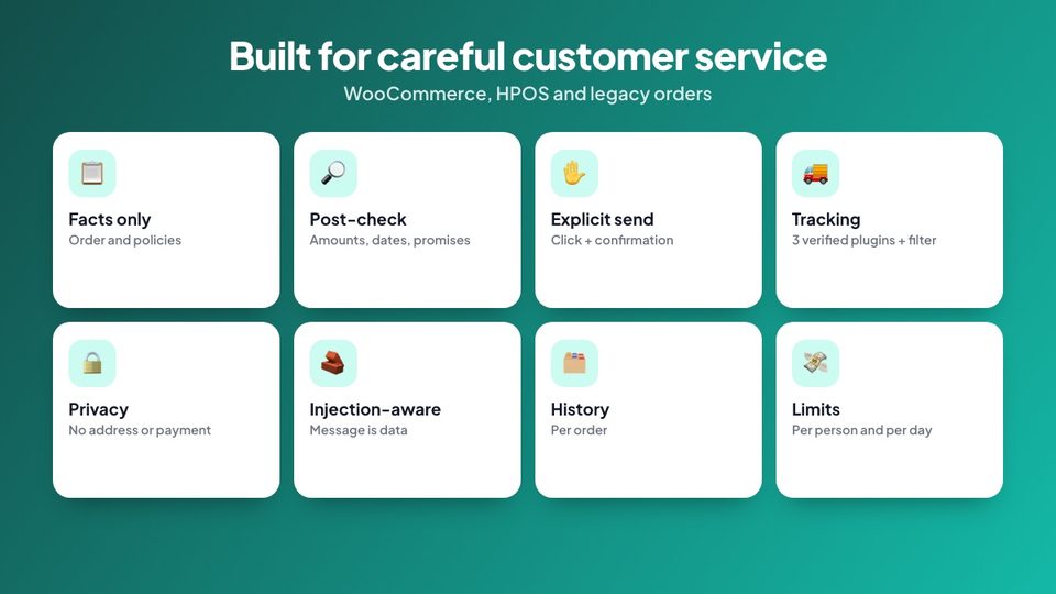 Built for careful customer service