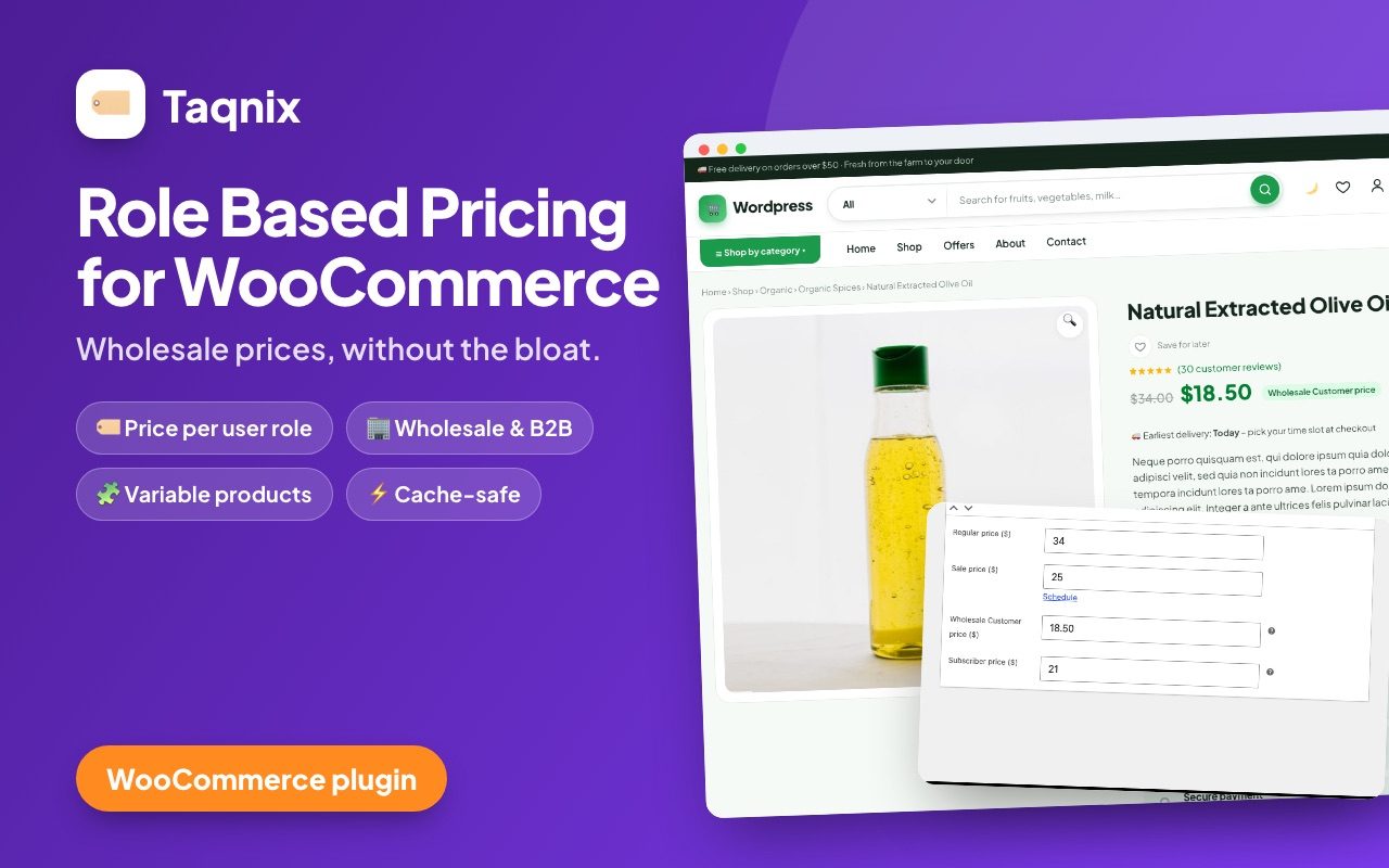 غلاف التسعير حسب دور المستخدم لووكومرس – أسعار الجملة وB2B
